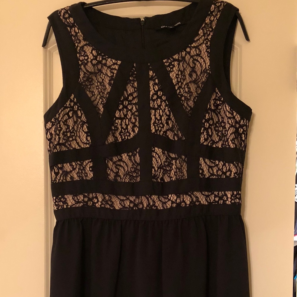 Gianni Bini Black Dress with Lace